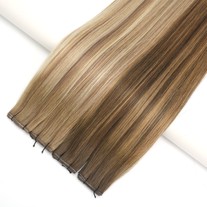 Nouvelles extensions <span class=keywords><strong>de</strong></span> <span class=keywords><strong>cheveux</strong></span> Lanxun Invisible Genius Wefts, 100% <span class=keywords><strong>cheveux</strong></span> humains bruts, cuticules alignées, <span class=keywords><strong>cheveux</strong></span> vierges Remy pour salon - Product Image 2