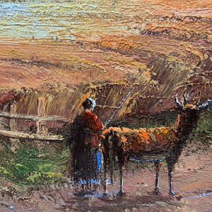 Dipinti a Olio Fatti a Mano 20x24 Pollici, Arte Fine 100% Artigianale, Moderni Astratti Classici per Decorazione Murale - Product Image 1