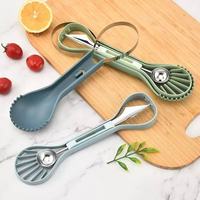 M Meloen Bal Lepel Instelling Mes Vorm Set Roestvrij Staal Fruit Lepel Fruit Snijwerk Gereedschap Watermeloen Snijmachine Keuken Gadgets