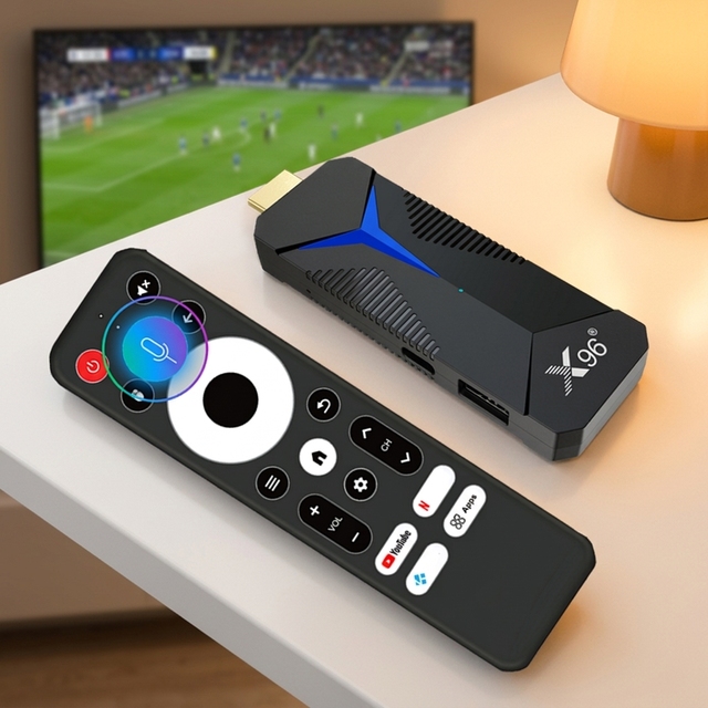 X96 S600 Streaming IPTV Stick Android 4K H313 Android 10 Smart TV Dongle 2gb/16gb with BT Voice Remote Smart TV Box Set-top Box