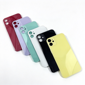 Nouvelle coque arrière en verre pour iPhone 11, boîtier de remplacement de la batterie, découpe précise pour la caméra, pièces de réparation du panneau arrière - Product Image 2
