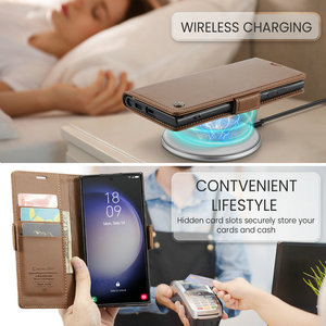 CaseMe 2023 nouvelle tendance pour poco f5 pro étui Smart Magnetic Card Slots Fonction R20 étui en cuir à rabat pour Xiaomi poco x5 pro <span class=keywords><strong>5g</strong></span> - Product Image 4