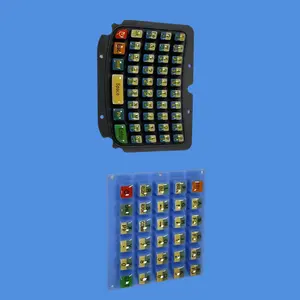 Manufacturer customized silicone rubber keypad with conductive carbon pill for POS machine