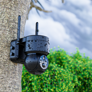 Ngoài trời không dây PTZ camera an ninh với năng lượng mặt trời tầm nhìn ban đêm SD tùy chọn lưu trữ thẻ CMOS cảm biến - Product Image 3