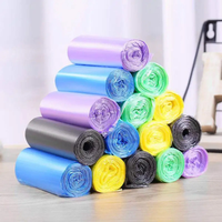 Sacs poubelles en plastique jetables en gros, sacs à cordon plats colorés de 13 gallons pour bureau, maison, magasin
