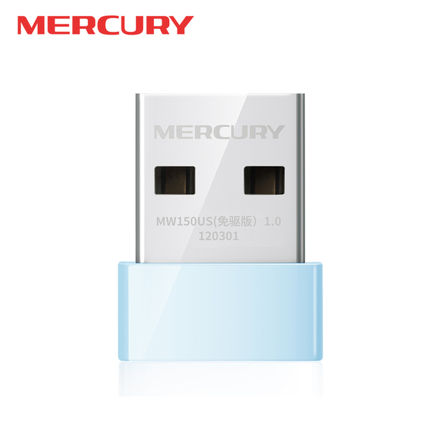 Wholesale Mercury N150 2.4G Wireless Nano USB Adapter 150mbps WI-FI IEEE Standard 802.11 Free-driver USB WIFI Network Card