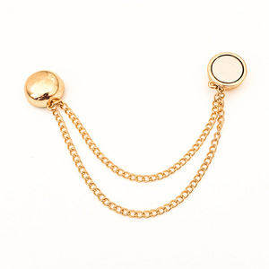 Bottone Magnetico Regolabile <span class=keywords><strong>con</strong></span> Catena per Hijab, Senza Cuciture - Product Image 1