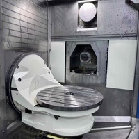 Centre d'usinage à 5 axes à liaison numérique d'occasion Grob G550 allemand, fraisage automatique de haute précision pour composants automobiles essentiels