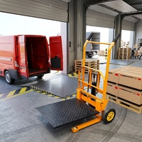 Chariot élévateur manuel hydraulique KEYI SC-0.5/SC-3 - Outil de manutention de matériaux de construction portable à haute efficacité - Roues en PU/Nylon 90 mm