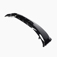 Difusor de Parachoques Trasero de Doble Salida Estilo M Sport en Negro Brillante ABS para BMW F22 2014-2017