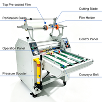 Laminateur hydraulique CG8520, anti-ondulation simple face, adapté à divers types de papier et d'autocollants adhésifs