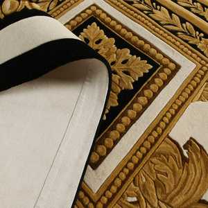 Contemporary Modern Hand <b>Tufted</b> Wool Viscose Loop Pile Carpet Soft Handmade <b>Rug</b> Eco-friendly Washable Non-Slip for Home Hotel - Product Image 1