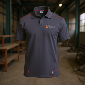 Camiseta Polo Gris Talla XS de Manga Corta para Trabajo de Seguridad - Product Image 3