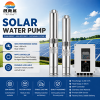 Pompe solaire 8 CV avec contrôleur MPPT pour puits profond, idéale pour l'irrigation agricole à distance et le relevage d'eau de puits – Pompe à eau solaire Difful