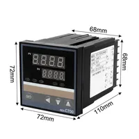 Contrôleur de température industriel numérique intelligent PID RKC 220V RELAIS REX-C100-C400-C700-C900 Thermostat Sortie relais SSR