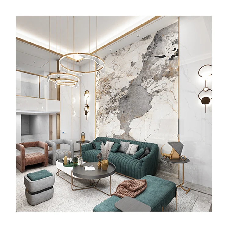 Современная вилла с 3d-изображением, индивидуальные услуги дизайна интерьера в роскошном стиле