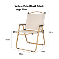 Chaise Kermit personnalisée chaise Kermit pliante orange pour l'extérieur chaise de plage de camping pour la randonnée et le camping