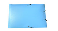 Haute qualité taille personnalisée PP matériel boîte de rangement de fichiers dossiers de documents en plastique coloré avec sangles pour le bureau