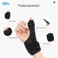 Attelle d'immobilisation du poignet et du pouce, support de poignet léger et respirant pour la rééducation du syndrome du canal carpien