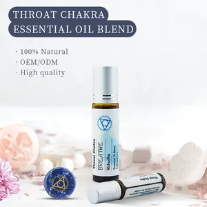 Bulk Essential Oil 100% Pure And Natural Organic Vishuddha Throat Chakra Essential Oil Roll On