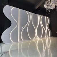 Support d'étape de LED-vague-mariage-toile de fond de PVC Offres Spéciales pour la toile de fond d'événement