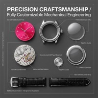 Montre automatique mécanique pour homme, cadran rouge, bracelet en cuir, boîtier argenté, petite seconde, fabricant de montres avec logo personnalisé