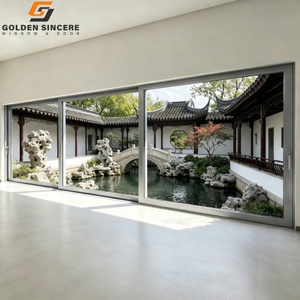 Porte coulissante en verre multi-panneaux GS pour intérieur, idéale pour économiser de l'espace et diviser les pièces - Product Image 4
