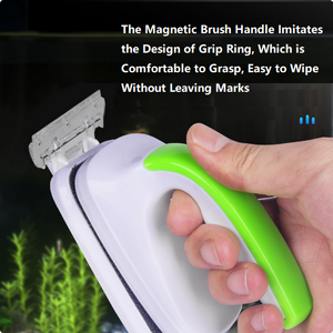 Brosse magnétique moderne pour <span class=keywords><strong>aquarium</strong></span> Jeneca, grattoir à algues à forte aspiration, en plastique rectangulaire, durable et écologique, pour salon et patio - Product Image 3