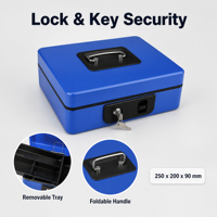 Umweltfreundliche personalisierte metall digitale geld box mit schloss und schlüssel