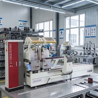 Sierra de Corte de Doble Cabezal con Control CNC de Alta Precisión Parker 5.9KW 135X300MM para Perfiles de Aluminio, PVC y Acero Inoxidable