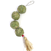 High Fibre Treats für Kaninchen zähne Backenzahn Snacks Spielzeug Woven Grass Hanging Toys für Kaninchen Grasball Kau spielzeug für Bunny Meers chweinchen