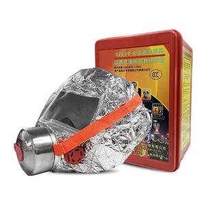 Masque d'évacuation pour pompier, vente <span class=keywords><strong>en</strong></span> gros d'usine, norme CE, cagoule anti-fumée d'urgence, cagoule de protection intégrale contre le <span class=keywords><strong>feu</strong></span> - Product Image 3
