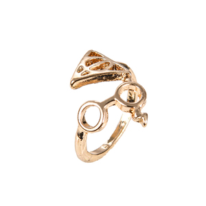 ZRM Hellomessapple's Vintage Copper Alloy Opening Adjustable Glasses <strong>Ring</strong> for Deathly Hallows Unisex Factory Direct Sales - Product Image 3