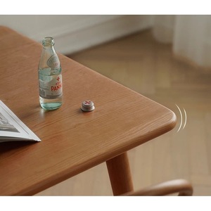 Table à manger rectangulaire en bois massif, bois de cerisier, chêne blanc, structure stable en cadre de boîte, meubles de salle à manger - Product Image 4