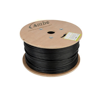 23 AWG UTP 1000mbps Ethernet Cat6 Extérieur Résistant Au Feu Cat6 Câble Tressé