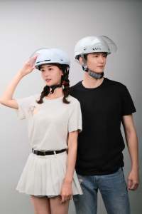 Billionsports 159M ハーフフェイスヘルメット ABS+EPS製 軽量 耐衝撃 CCC認証 ユニセックス バックル式 - Product Image 5