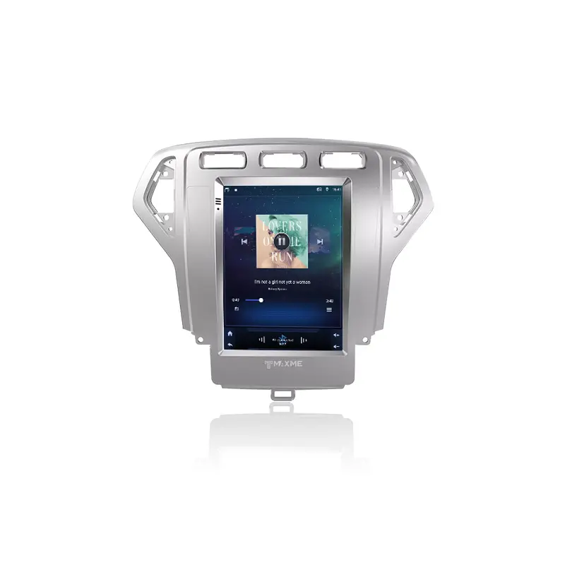 Nuevo DISEÑO DE Radio Multimedia reproductor de vídeo para coche de 9,7 pulgadas para Ford 2007-2010 Mondeo (Plata) con GPS WIFI 4G Android pantalla grande