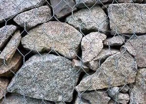 Lục giác dệt dây sắt mạ kẽm lưới rọ đá kiểm soát lũ sông Hàn uốn được cung cấp dịch vụ xử lý - Product Image 2