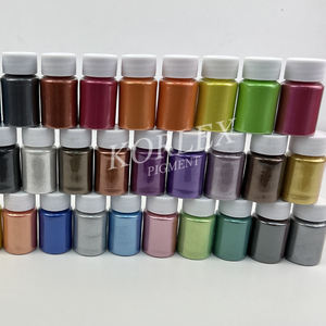Poudre de Mica Pigment nacré de couleur marron gris <span class=keywords><strong>noir</strong></span> pour l'impression textile peint le plastique - Product Image 6