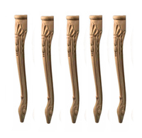 Accessoires de meubles solides personnalisés pieds en bois pieds de canapé pieds de lit pieds de chaise en bois sculpté pieds de table