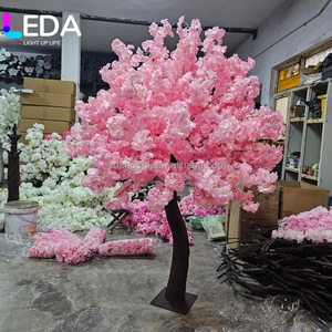ต้นซากุระประดิษฐ์สีชมพู LEDA สำหรับตกแต่งงานแต่งงาน ต้นซากุระปลอมสำหรับตกแต่งภายในและภายนอกอาคาร ฉากหลังงานปาร์ตี้และงานอีเว้นท์ - Product Image 4