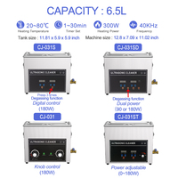 Macchina Pulitrice a Ultrasuoni per Dischi in Vinile, Pulisce 8 Dischi da 7-12 Pollici, 220V 6L, Lavatrice a Ultrasuoni per Vinili