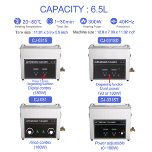 Nettoyeur à ultrasons pour disques vinyles, <span class=keywords><strong>machine</strong></span> de nettoyage pour 8 disques de 7 à 12 pouces, 220 V, 6 L, nettoyeur à ultrasons pour disques vinyles, laveur à ultrasons - Product Image 3
