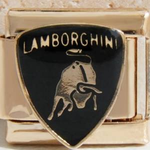 Italiano Versatile nuovo Bohemia Gold Car Logo bracciale uomo donna acciaio inox colore-conservazione catena elastica alla moda - Product Image 2