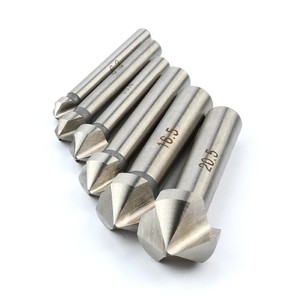 Hss 90-Degree Three-Edge Chamferer Woodworking Cutter <strong>Countersink</strong> <strong>Drill</strong> Bit - Product Image 3