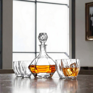 Décanteur rond en verre cristal, pour Whisky, en verre, sans plomb, bon marché - Product Image 4
