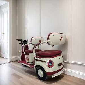 Triciclo eléctrico <span class=keywords><strong>de</strong></span> 60V al por mayor, ciclomotor <span class=keywords><strong>de</strong></span> <span class=keywords><strong>carga</strong></span>, práctico vehículo motorizado <span class=keywords><strong>de</strong></span> tres ruedas abierto para <span class=keywords><strong>alquiler</strong></span> <span class=keywords><strong>de</strong></span> pasajeros en sitios turísticos - Product Image 2