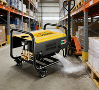 Nettoyeur haute pression mobile pour lavage de voitures, mini nettoyeur haute pression, efficacité de nettoyage élevée, directement de l'usine