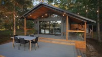 Maison préfabriquée de 40 pieds Bungalow en bois Maison mobile en acier préfabriquée portable de luxe modulaire en conteneur