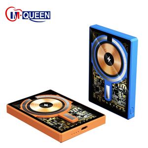 Mini Power Bank 5000 mAh, Power Bank Magnétique avec Logo OEM, Power Bank Transparent Slim, Chargeur Portable Magnétique pour Téléphone Portable - Product Image 1